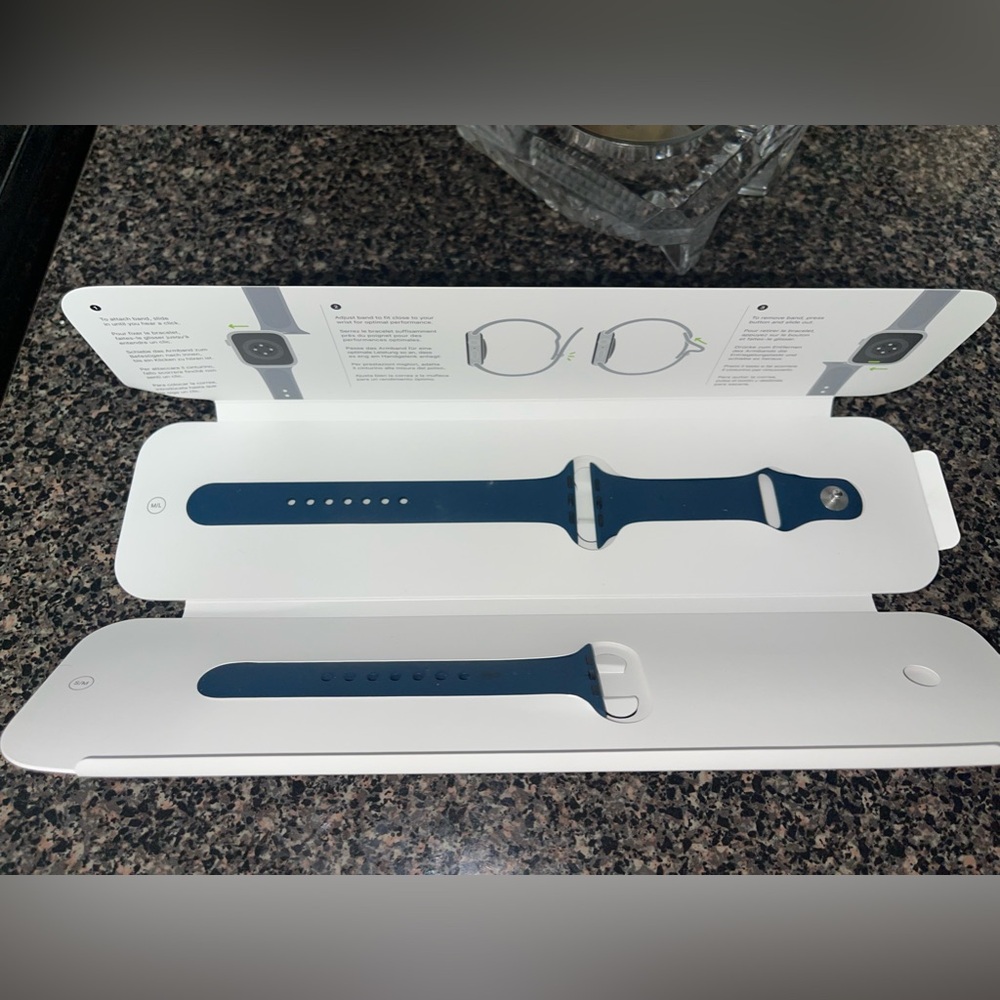 Blue Apple Watch Sports Band